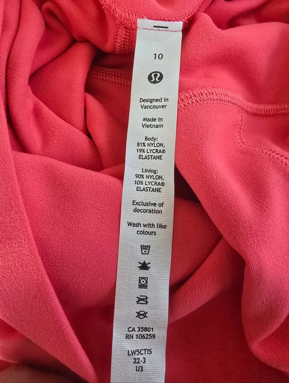 Lululemon Align High-Rise Pant 28" Pale Raspberry size 10 new without tags - Picture 5 of 8